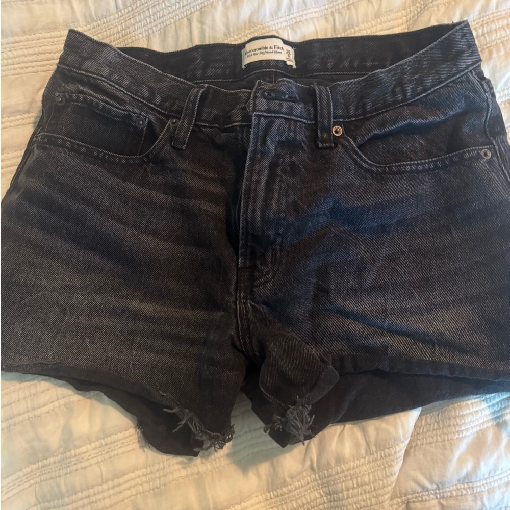 Abercrombie & Fitch Dark Wash Denim Shorts